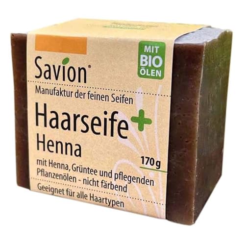 Savion Haarwaschseife+ Henna, 170g
