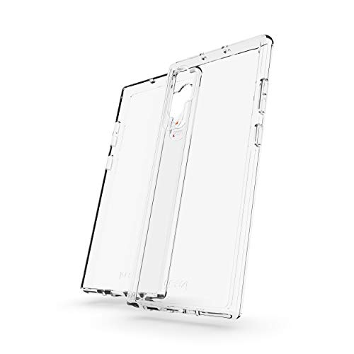 Gear4 Crystal Palace Kompatibel mit Samsung Galaxy Note 10+ Max Hülle, erweiterter Aufprallschutz mit integrierter D3O-Technologie, Anti-Vergilbung, Handy Schutzhülle - Transparent, 37044, Clear