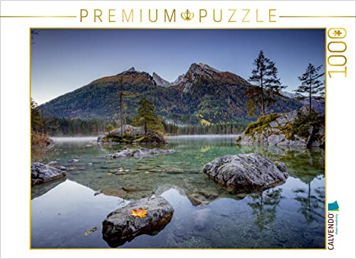CALVENDO Puzzle Hintersee zum Sonnenaufgang (Berchtesgadener Land) 1000 Teile Lege-Größe 64 x 48 cm Foto-Puzzle Bild von Markus Van Hauten