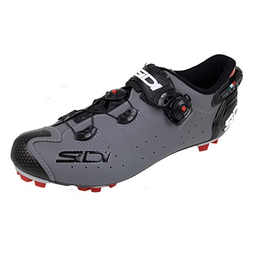Sidi MTB Drako 2 SRS Schuhe Herren matt Grey/Black Schuhgröße EU 47 2020 Rad-Schuhe Radsport-Schuhe