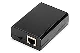 DIGITUS PoE+ Splitter - IEEE802.3at - Gigabit Ethernet - Ausgangsspannung 5, 9, 12 Volt - DC 3.5mm Stecker & Buchse