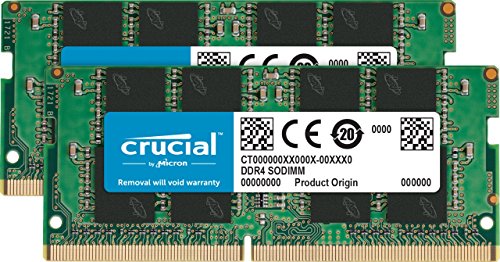 Crucial CT2K8G4SFS8266 16GB (8GB x2) Speicher Kit (DDR4, 2666 MT/s, PC4-21300, Single Rank x8, SODIMM, 260-Pin)