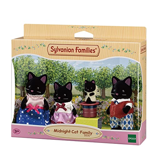 Sylvanian Families 5530 Schwarze Katzen Familie - Figuren für Puppenhaus