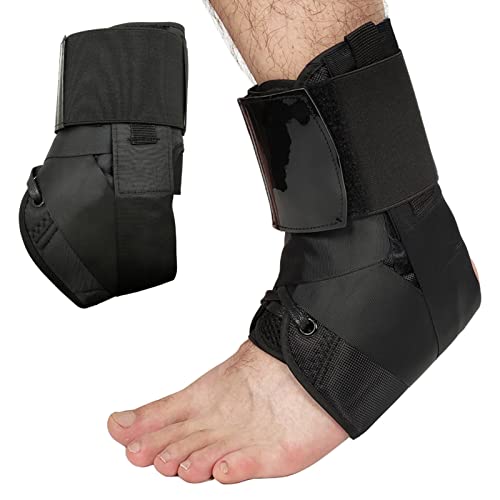 Anti-Fuß-Knöchelbandage – verstellbare Unterstützung Knöchel-Fußbandage mit Riemen für Laufen, Wandern, Basketball und Verstauchungen
