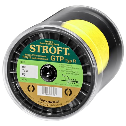 STROFT GTP Typ R Geflochtene Angelschnur 2000m gelb R6-0,280mm-14kg