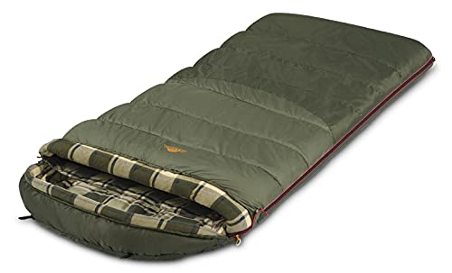 ALEXIKA Unisex-Adult Tundra Plus XL Deckenschlafsack, grau/grün