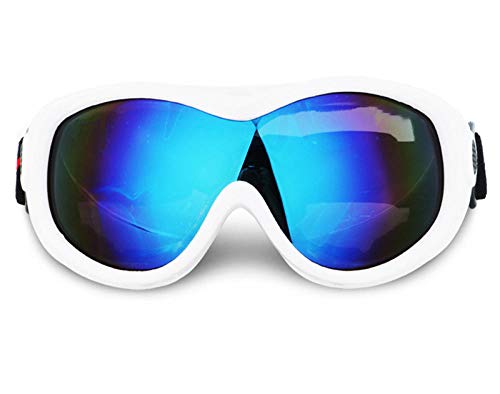 Motorradbrillen Hochwertige, Winddichte Sand- und Staubbergsteiger Outdoor-Sportgeräte Skibrille Schutzbrille einlagig-Weiß