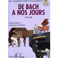 Méthodes et pédagogie LEMOINE HERVE Charles / POUILLARD Jacqueline - De Bach à nos jours Vol.6B + CD