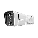 Foscam 8 MP PoE Outdoor IP-Kamera mit Lichtspots und Sirene V8EP Weiß