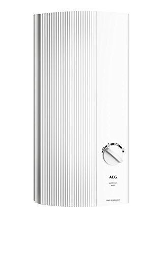 AEG Haustechnik AEG elektronischer Durchlauferhitzer DDLE Basis 13 kW, druckfest, für die Küche, stufenlose Temperaturwahl mit 4 Anwendungssymbolen, solargeeignet, 229297, W, 400 V, Weiß