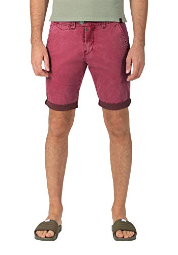 Timezone Herren Slim Jannotz Shorts, Rot (Pigment red 5098), W38(Herstellergröße:38)