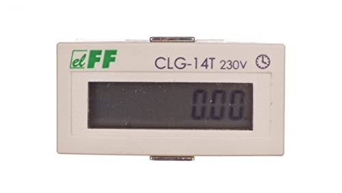 Arbeitszeitmesser 110-230V AC/DC 8 Zeichen Digital Pinnwand 48x24mm CLG-14T f&f 5908312592525