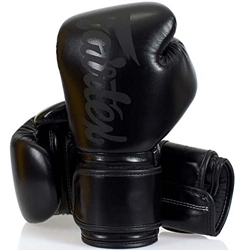 Fairtex Boxhandschuhe, BGV-14, schwarz-matt, Boxing Gloves, Muay Thai Size 16 Oz