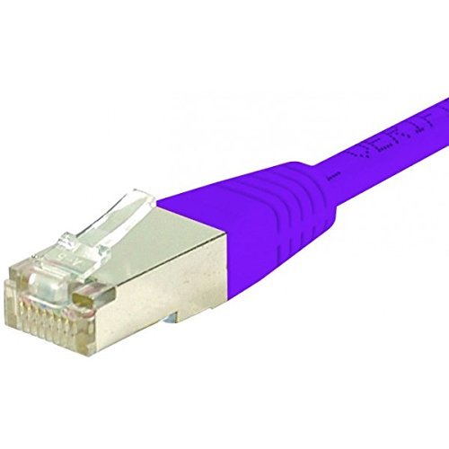 Connect 0,70 m Kupfer RJ45 Cat. 6 S/FTP Patch Cord – lila