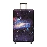 Elastisch Kofferschutzhülle Universum Galaxie Kofferhülle Kofferschutz Kofferbezug Gepäck Luggage Cover mit Reißverschluss XL 29-32 Zoll