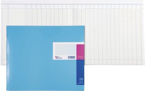 Spaltenbuch in Kopfleisten-Ausführung - 277 x 257 mm, 20 Spalten
