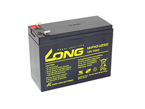 Akku kompatibel WP10-12S 12V 10Ah AGM Blei Accu Batterie wartungsfrei Lead Acid