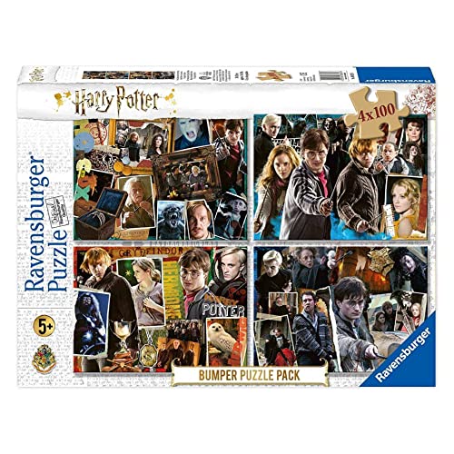 Ravensburger 06832 Harry Potter: 4x100 Teile Puzzle [Exklusiv bei Amazon]