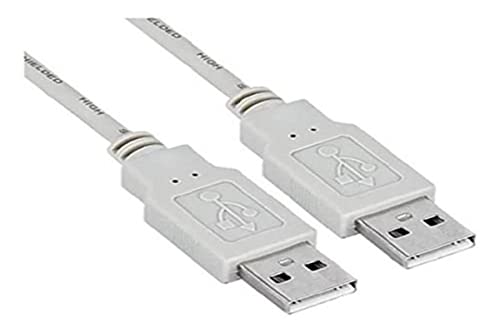 Nilox 5 m USB2.0 – USB Kabel (USB A, USB A, männlich/männlich, gerade, gerade, grau)