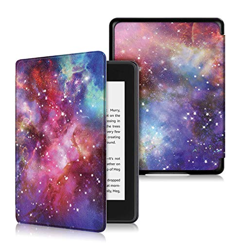 KOMI PU Leder Schutzhülle kompatibel mit Kindle Paperwhite 4 E-Reader (10th Generation, 2018 Version), Ebook Schutz Cover