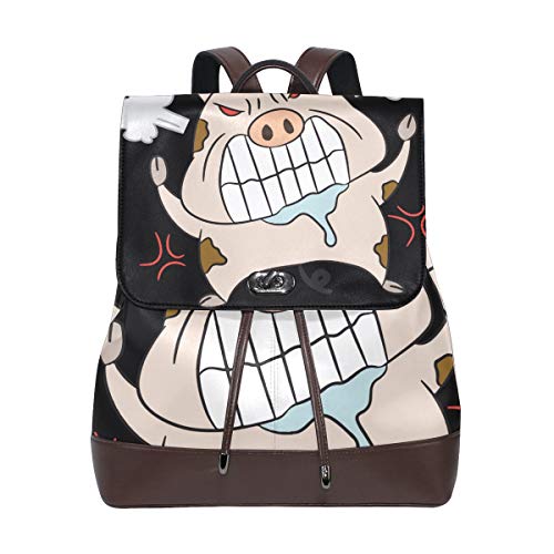 FANTAZIO Rucksack Angry Pig Reisetasche