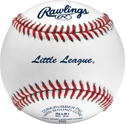 Rawlings RLLB1 Little League Competition Grade Youth Baseballs, Box mit 6 Bällen
