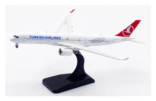 SQFZLL Ferngesteuertes Flugzeug AV4166 Aviation 1:400 Turkish Airlines „StarAlliance“ Airbus A350-900 Druckguss-Flugzeugmodell TC-LGL