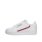adidas Unisex-Kinder Continental 80 C Sneaker, Weiß (Footwear White/Scarlet/Collegiate Navy 0), 28 EU