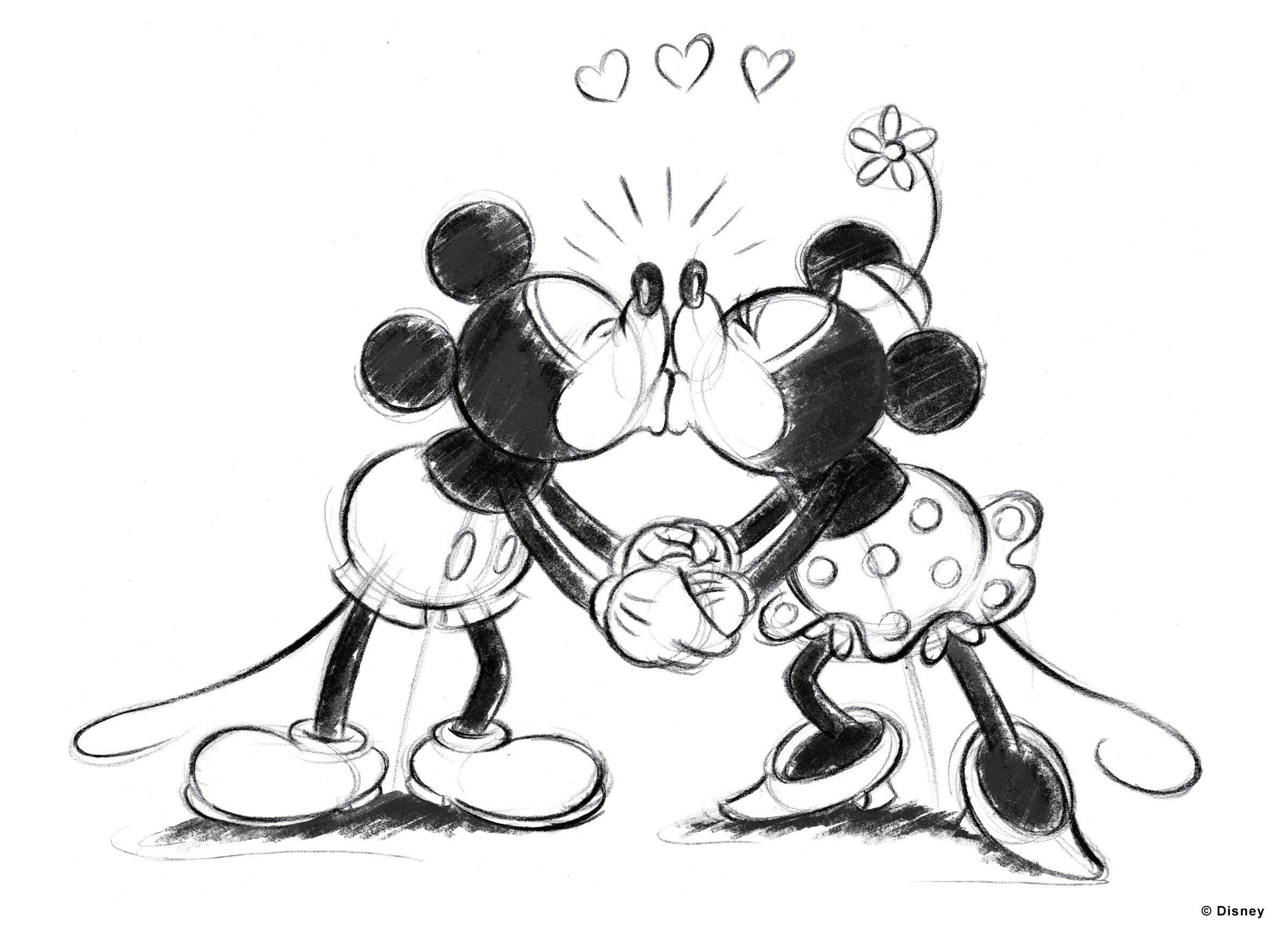 Art for the home Leinwandbild "Mickey & Minnie"