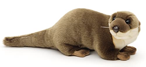 Uni-Toys - Otter, stehend - Verschiedene Größen - Plüsch-Otter - Plüschtier, Kuscheltier (groß)