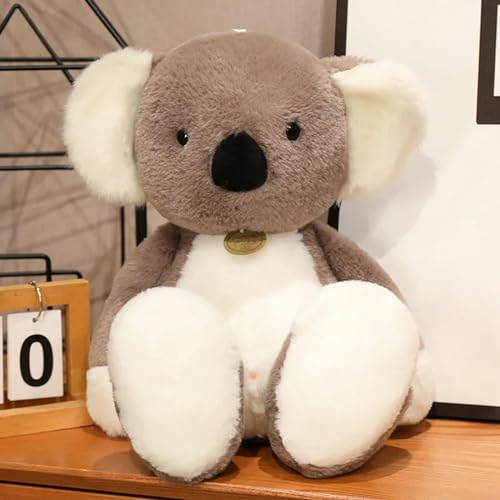 PaMut Niedliches Waldtier Stoffpuppe Kuscheltier Löwe AFFE Koala Frosch Elefant Spielzeug Mädchen Geschenk Geburtstag 35cm 2