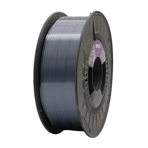 Winkle PLA-Filament SILK Mercury | Pla 1,75 mm | Filament Print | 3D-Drucker | 3D-Filament | Farbe Mercury | Spule 1000 g