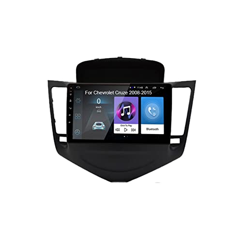 Doppel-DIN-Radio-Navigation für Chevrolet Cruze 2008–2015, Plug-and-Play-Autoradio, Bluetooth-FM-Radio, integriertes Bluetooth 4.0 und WLAN-Hotspot, GPS-Navigation/CarPlay mit Rückfahrfunk