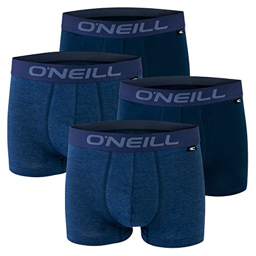 O'Neill Herren Basic Boxer-Short I Blue/Melange/Marine (4349) I M I im praktischen 4er Pack