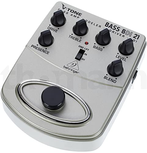 Behringer V-Tone Bass Driver DI BDI21 Bass-Amp Modeler/Direct Recording Preamp/DI-Box