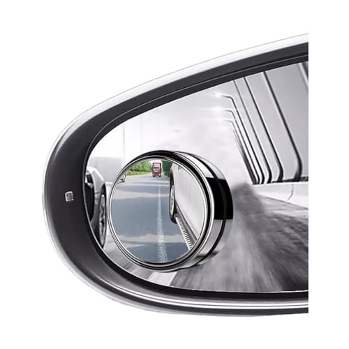 2 pcs Toter-Winkel-Spiegel Für Audi S4 2018-2023,Weitwinkelspiegel,Wasserdichte,360 ° Drehbarer Totwinkel Spiegel für Auto,Auto Zubehör
