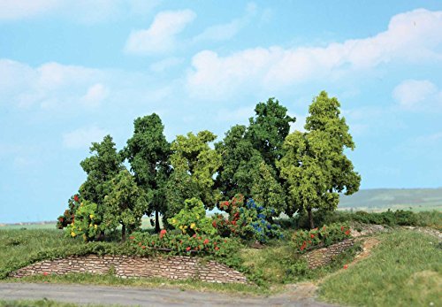 Heki 1996 Laubwald, 18 Teile, Höhe 11 cm, Mehrfarbig
