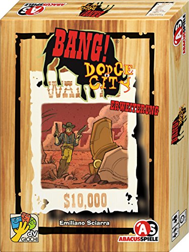 ABACUSSPIELE 38158 - Bang! Dodge City, Erweiterung zum Bang! Westernkartenspiel