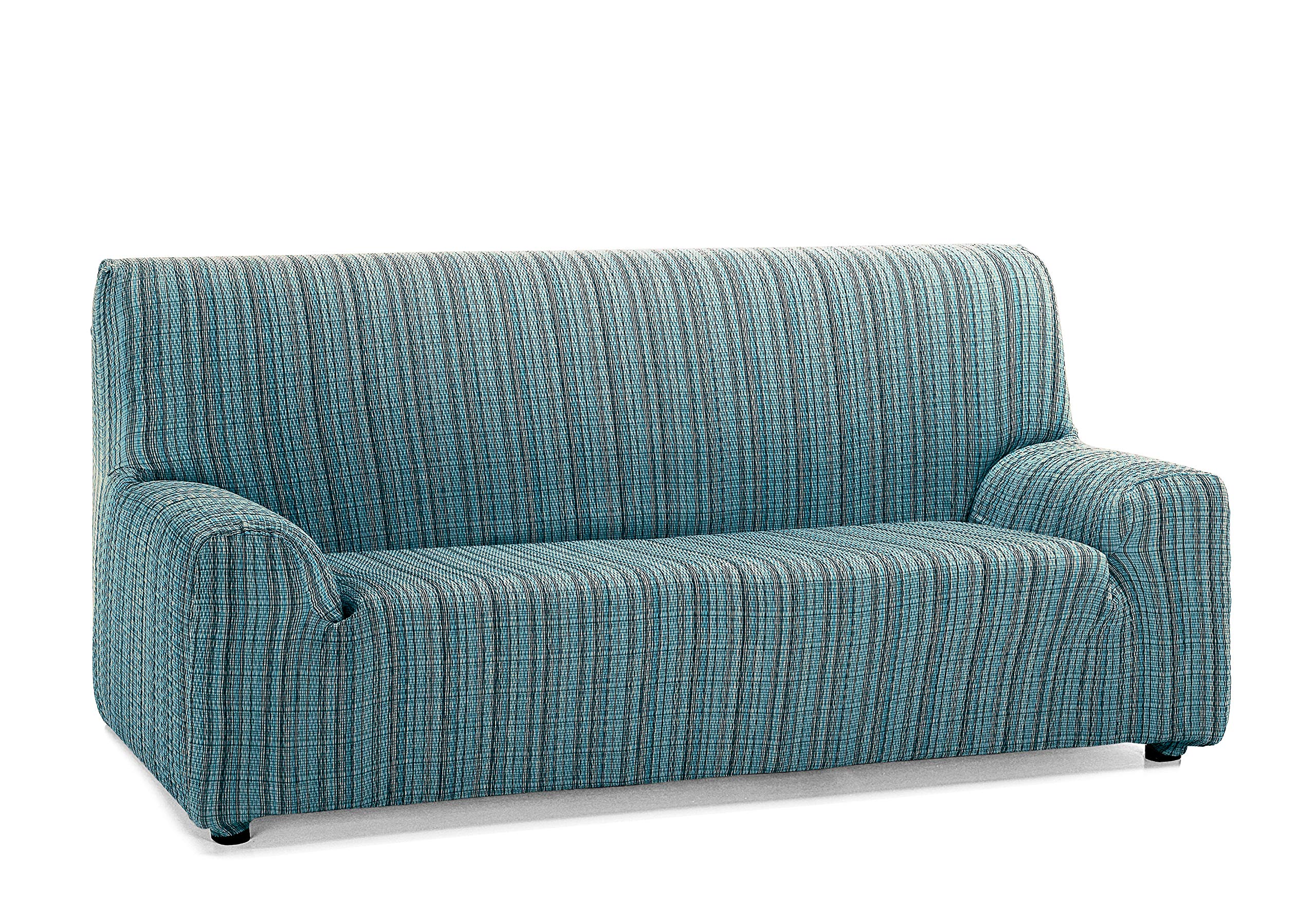 Martina Home Mejico Sofabezug, elastisch 3 Plazas, 180 a 240 cm de ancho blau