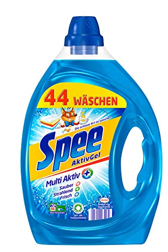 Spee AktivGel, Universal Waschmittel, mit verbesserter und 40% konzentrierteren Formel, 2er Pack (2 x 2,2 Liter à 44 Waschladungen)