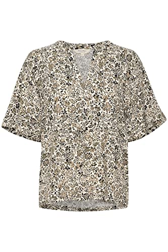 PART TWO Damen PetinaPW BL Relaxed fit Blouse, Vetiver Painted Flower, 36