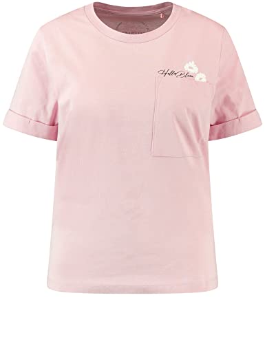 TAIFUN Damen 171019-16121 T-Shirt, Blush Gemustert, 38