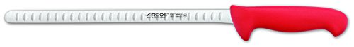 Arcos 293322 Serie 2900 - Lachsmesser Fischmesser - Klinge Nitrum Edelstahl 300 mm - HandGriff Polypropylen Farbe Rot