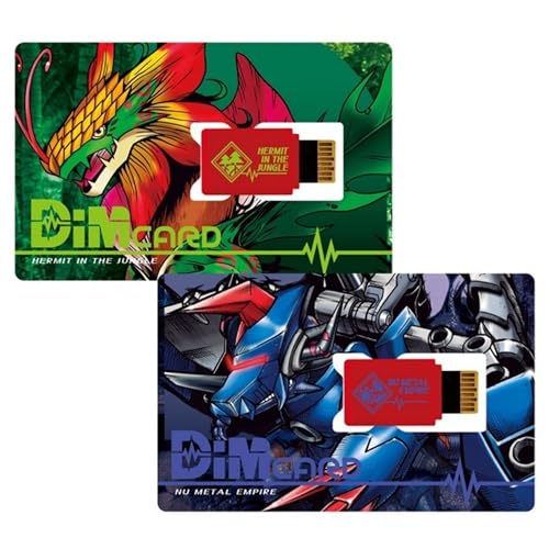 Bandai Vital Armband Digital Monster Dim Card Vol.3 Hermit in The Jungle & NU Metal Empire