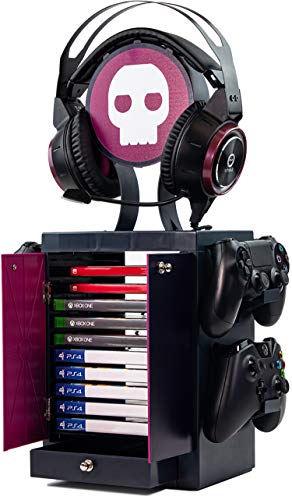 Numskull Official Gaming Locker, Controller Holder, Headset Stand for PS5, Xbox Series X S, Nintendo Switch - Official Numskull Merchandise