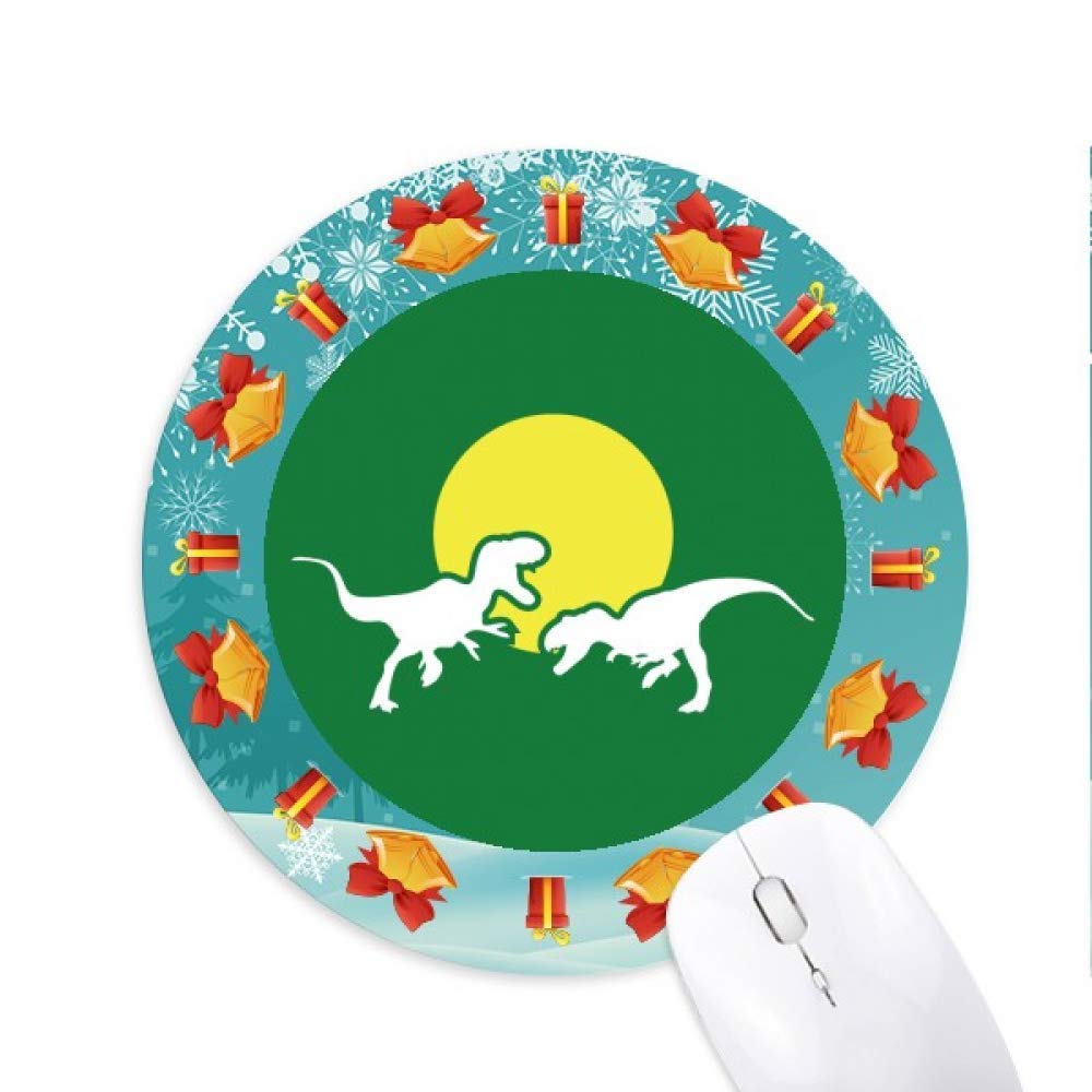 Kampf gegen Carnivore Sun Mousepad Rund Gummi Maus Pad