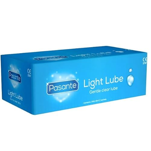 Pasante Gentle Light Lube, 144 x 5ml Gleitgel Tütchen (Sachets) - flüssige Konsistenz - nicht klebend - kondomfreundlich