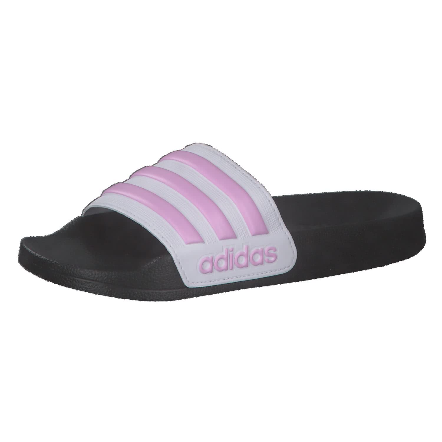 adidas Jungen Adilette Shower Slide Sandal, Cream White Clear Lilac Cloud White, 35 EU