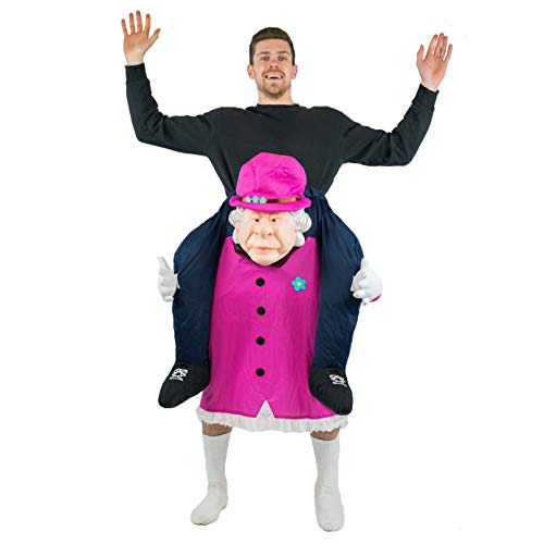 Bodysocks® Queen Elizabeth Huckepack (Carry Me) Kostüm für Erwachsene