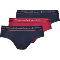 Eminence Herren Lot DE 3 Slips Taille Basse Unterhose, Mehrfarbig (Marine/Rouge/Anthracite), Large (Herstellergröße: 4/L) (3er Pack)